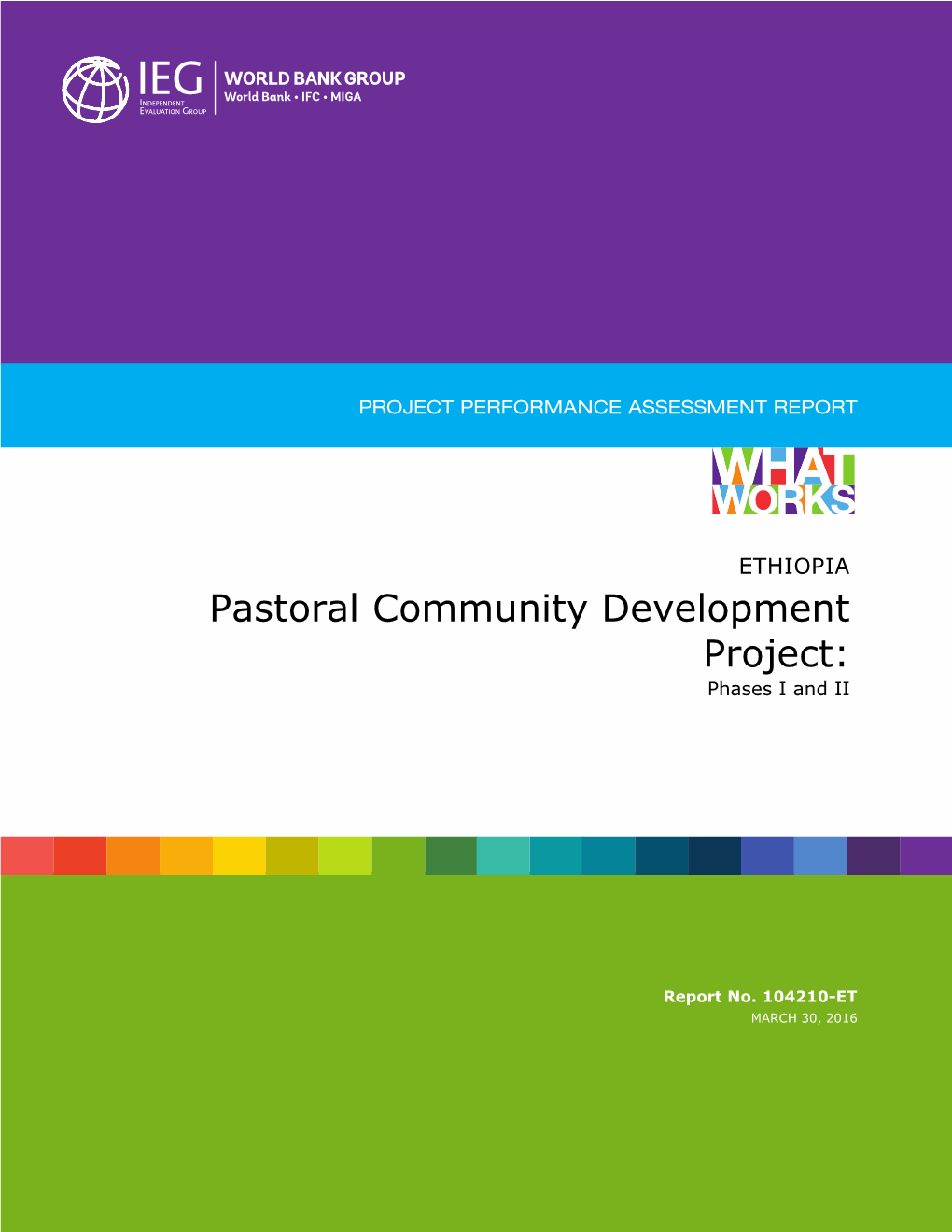 Pastoral Community Development Project: Phases I and II