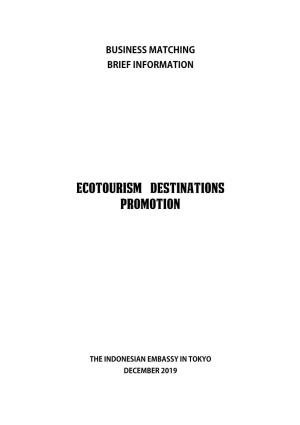 Ecotourism Destinations Promotion