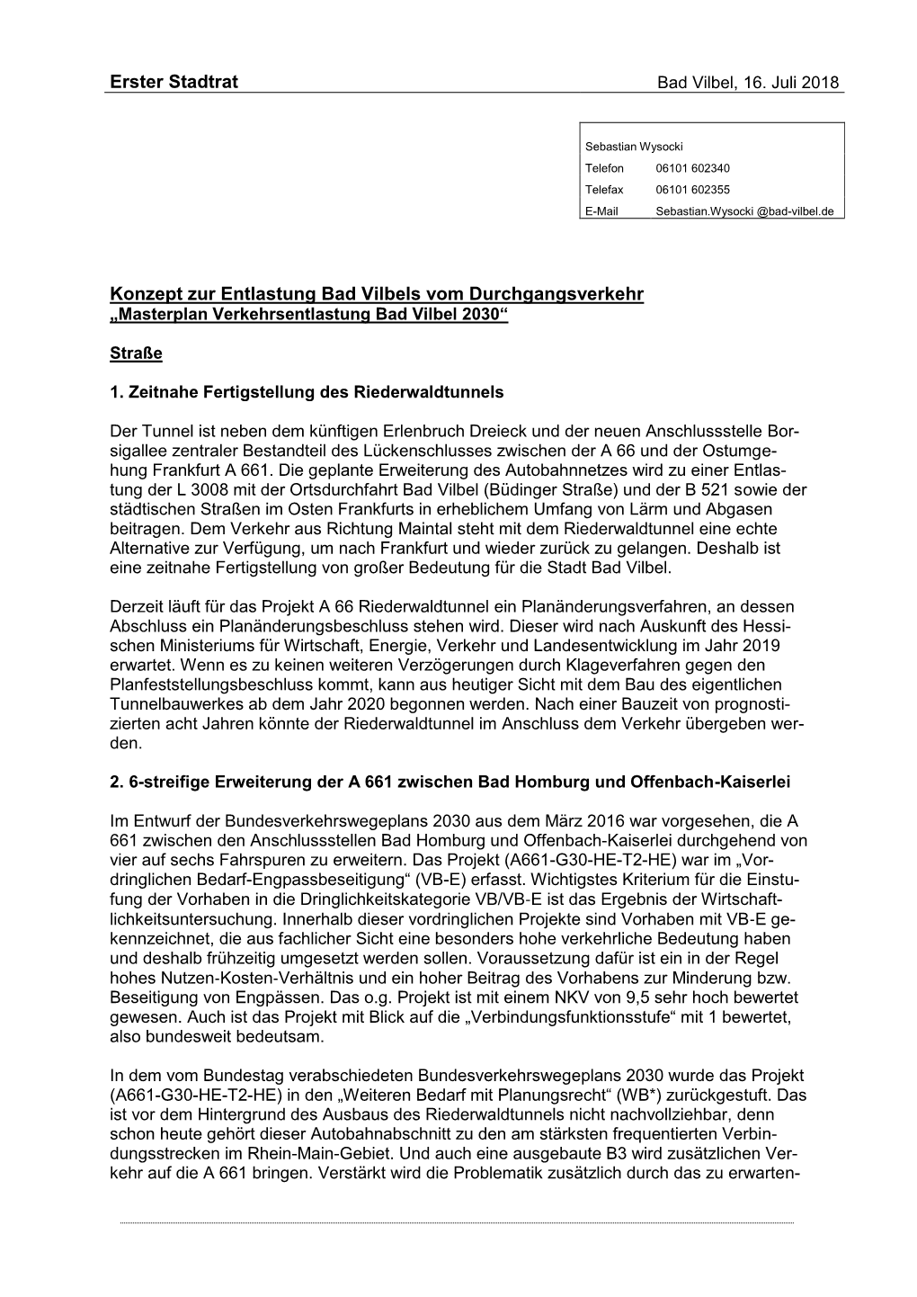 Masterplan Verkehrsentlastung Bad Vilbel.Pdf