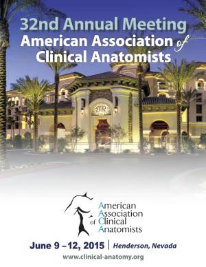 2015 AACA Annual Meeting Program