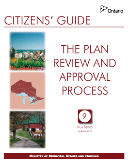 Citizens' Guide 9 – the Plan Review and Approval Process