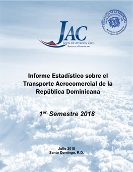 Oletín Estadístico Sobre El Transporte Aerocomercial De La Rep