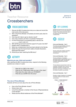 Crossbenchers