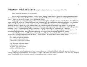Murphey, Michael Martin[Entry from Slatta, the Cowboy Encyclopedia