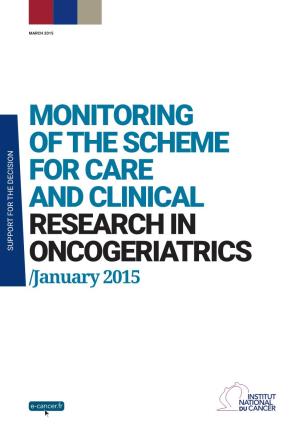 Research in Oncogeriatrics / January 2015