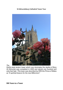 St Edmundsbury Cathedral Tower Tour