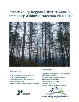 Community Wildfire Protection Plan 2019