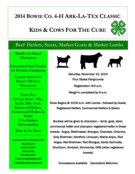 Kids & Cows for the Cure