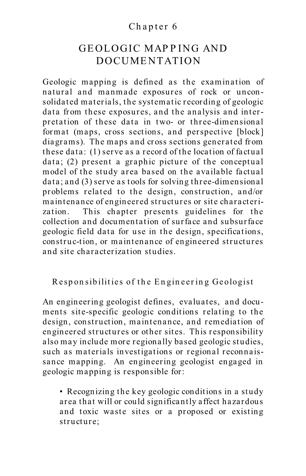 USBR Engineering Geology Field Manual Volume 1 Chapter 6