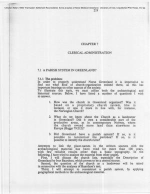 219 Chapter 7 Clerical Administration 7.1 A