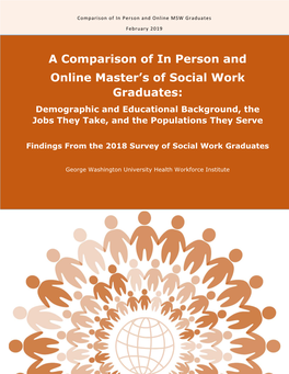 A Comparison of in Person and Online Master's of Social Work Graduates