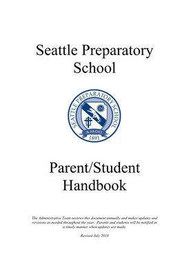 Seattle Preparatory School Parent/Student Handbook