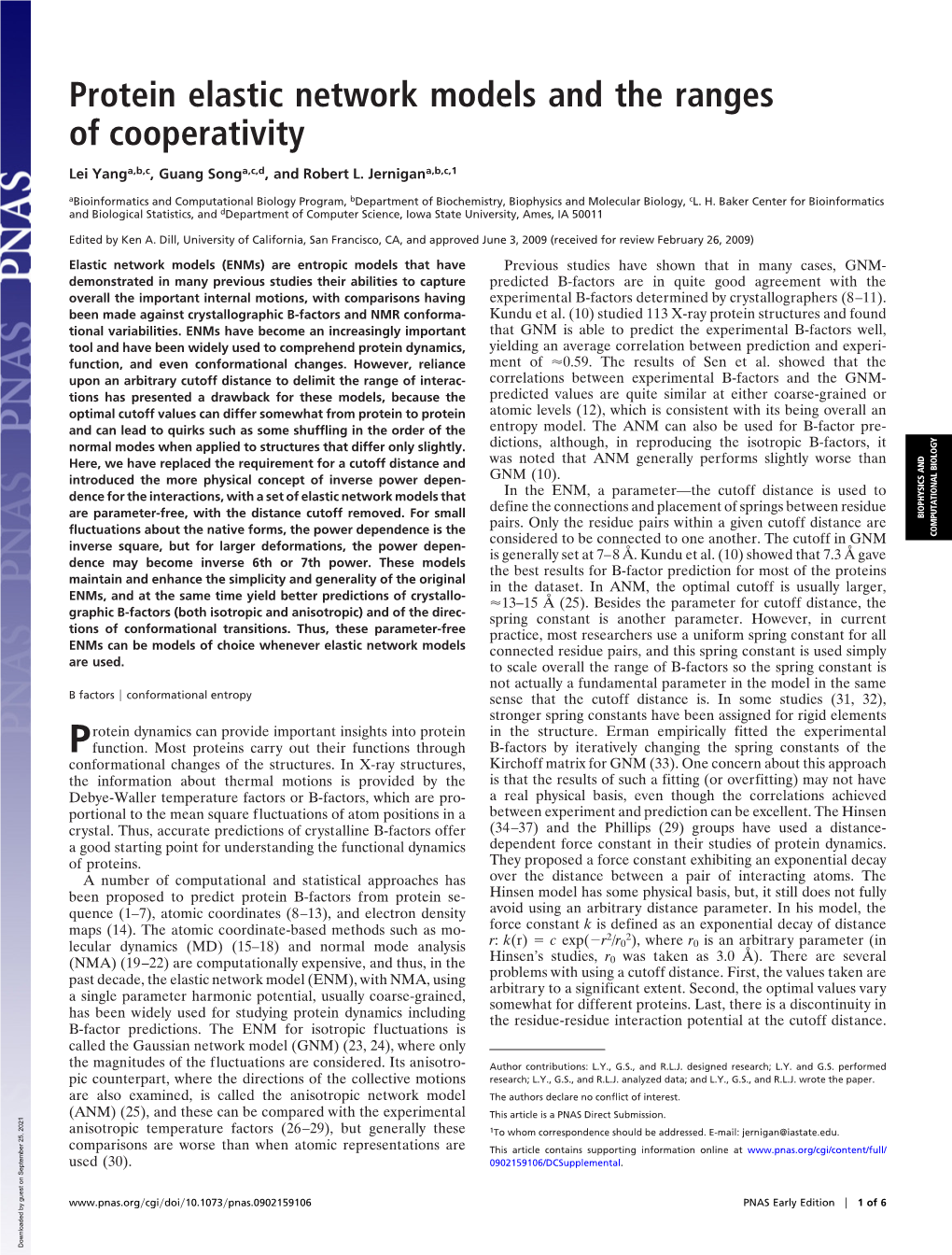 Protein Elastic Network Models and the Ranges of Cooperativity