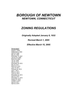 Borough Zoning Regulations