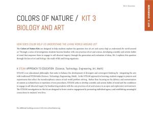 COLORS of NATURE / KIT 3 How Do Art and Science Help Us Understand the World Around Us?