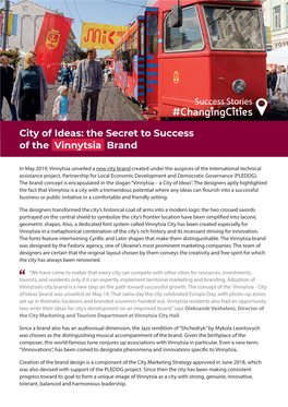 City of Ideas: the Secret to Success of the Vinnytsia Brand