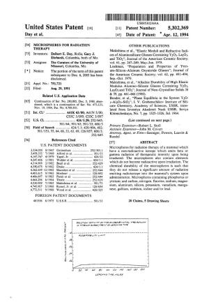 |||||||||||||III USOO5302369A United States Patent (19) (11) Patent Number: 5,302,369 Day Et Al