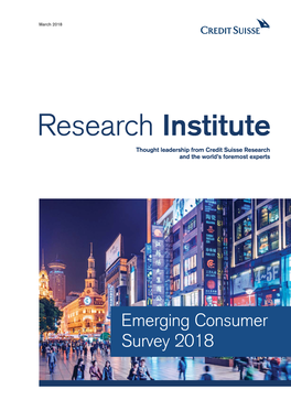 Emerging Consumer Survey 2018 Editorial