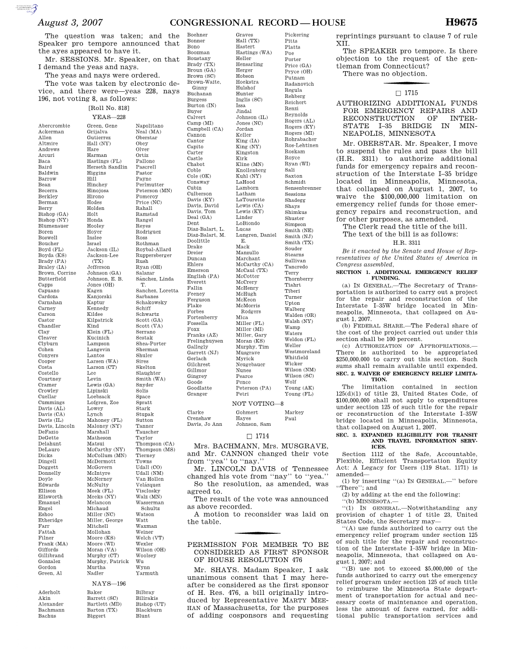 Congressional Record—House H9675