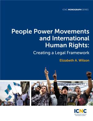 People Power Movements and International Human Rights: Creating a Legal Framework