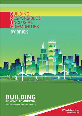 Building Beyond Tomorrow Sustainability Report 2018-19