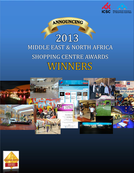 2013 Middle East and North Africa Shopping Centre Awards