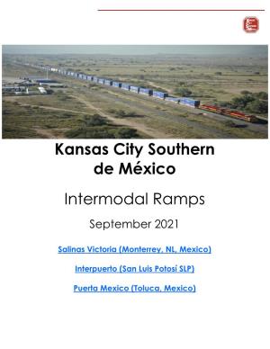 Kansas City Southern De México Intermodal Ramps