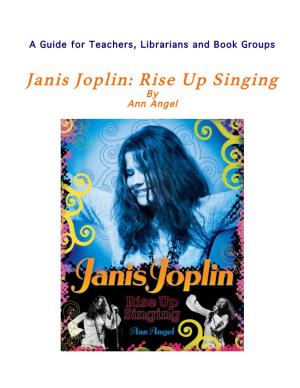 Janis Joplin: Rise up Singing by Ann Angel
