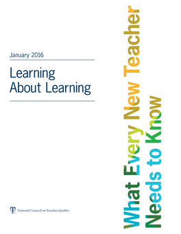 Learning About Learning Report