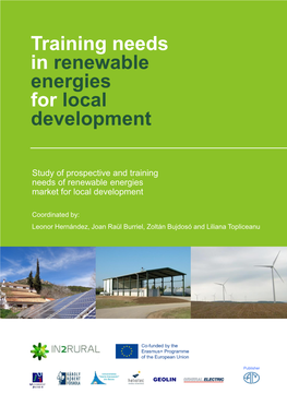 Training Needs in Renewable Energies for Local Development