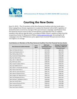 Courting the New Dems