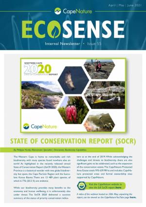 State of Conservation Report (Socr)