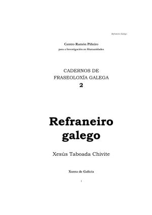 Refraneiro Galego