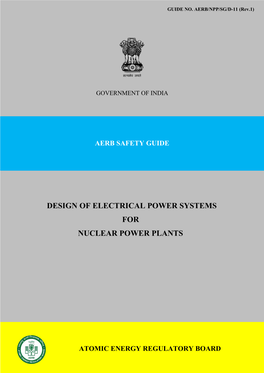 Design of Electrical Power Systems for Nuclear Power Plants