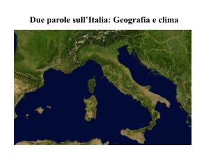 Italy Geography, Topography and Climates