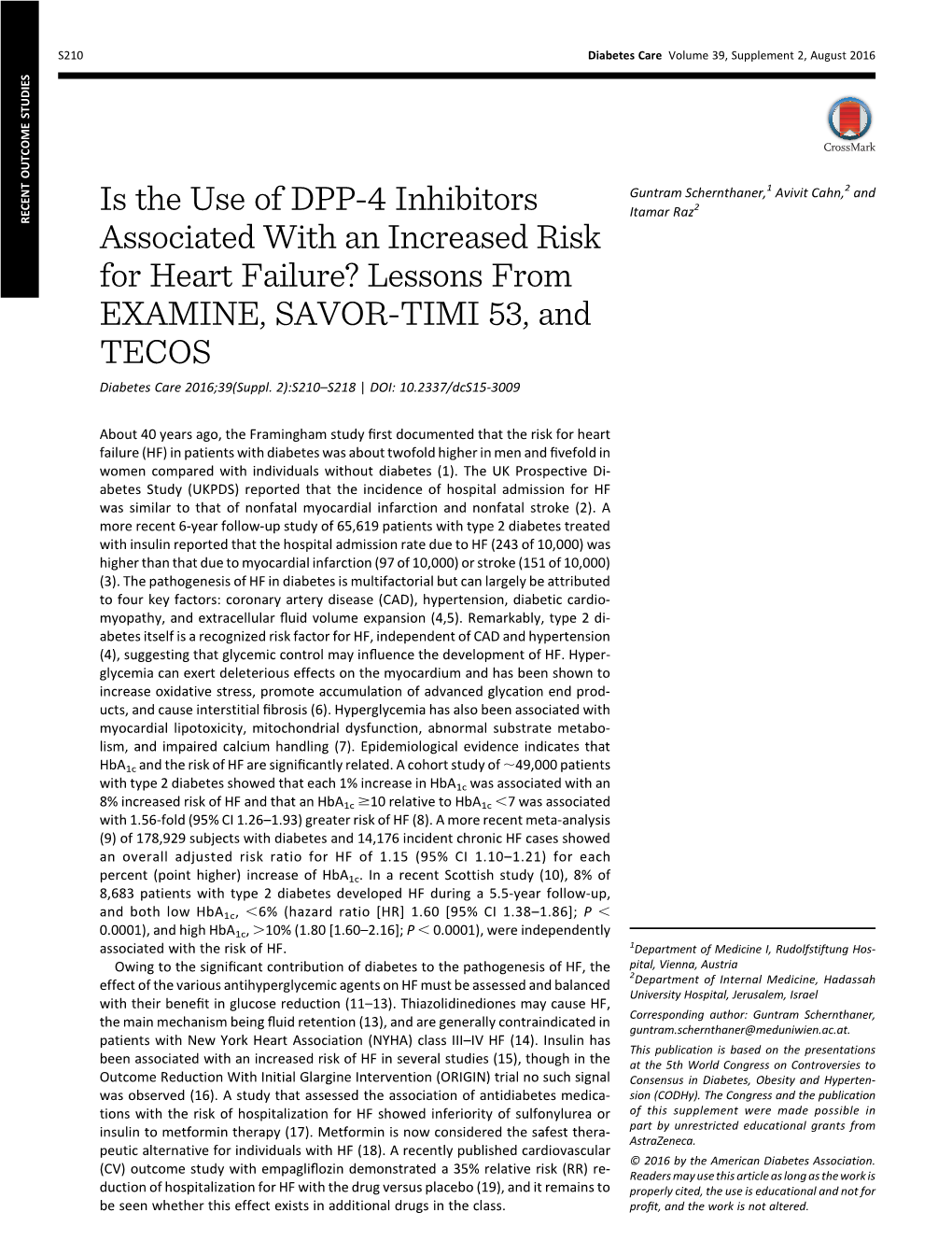 Is the Use of DPP-4 Inhibitors Associated with an Increased Risk for Heart Failure?