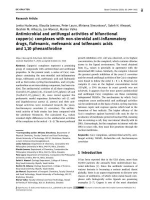 Antimicrobial and Antifungal Activities of Bifunctional