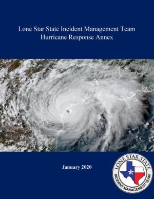 Hurricane Response Annex Overview Introduction