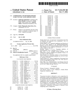 (12) United States Patent (10) Patent No.: US 7,122,355 B2 Ankenbauer Et Al