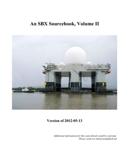 SBX Sourcebook, Volume II