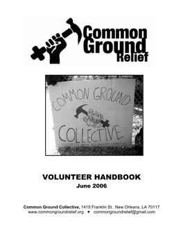 The Common Ground Collective Was Established in the First