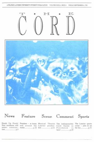 The Cord Weekly (September 6, 1991)