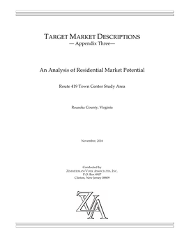 Target Market Descriptions Prizm Premier