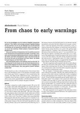 From Chaos to Early Warnings NAW 5/2 Nr