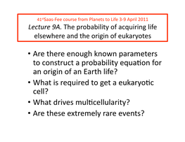 Are There Enough Known Parameters to Construct a Probability