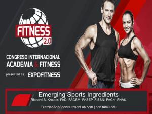 Emerging Sports Ingredients Richard B