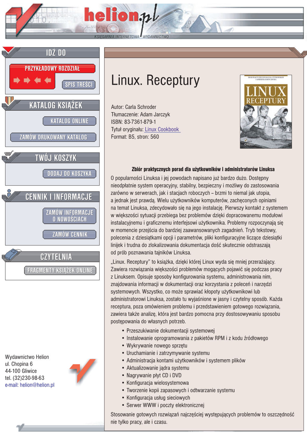 Linux. Receptury