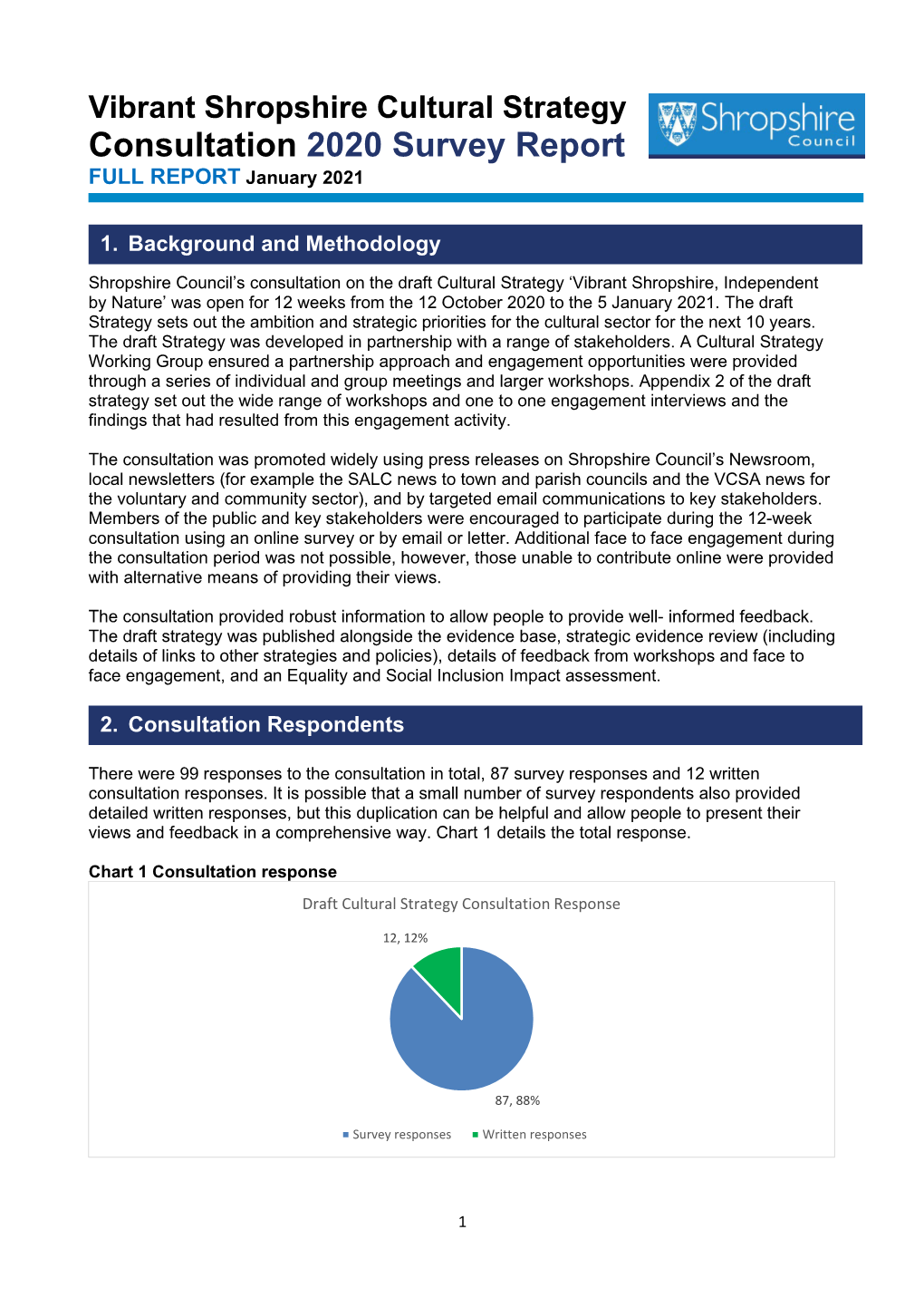 Consultation 2020 Survey Report FULL REPORT January 2021