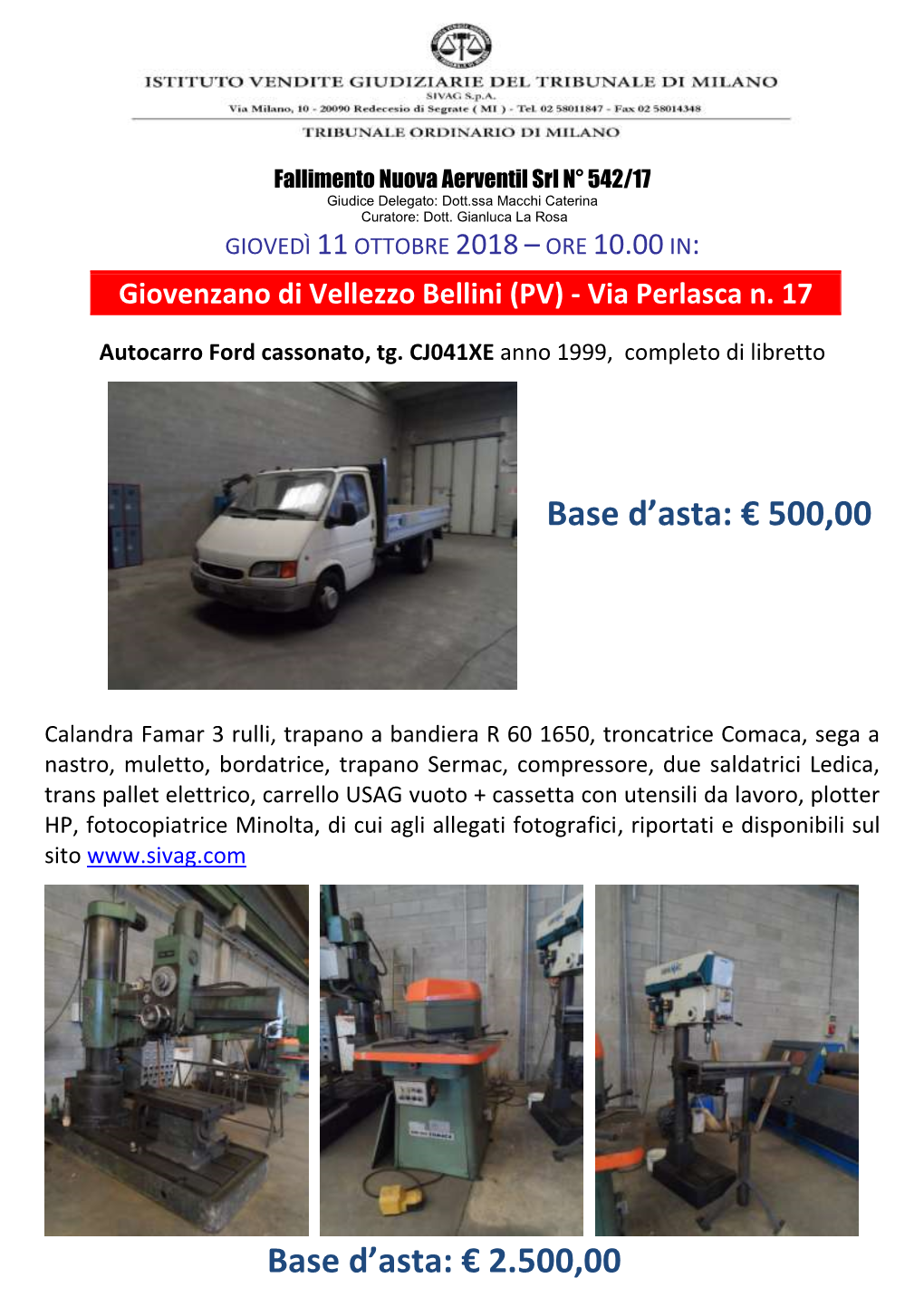 FA36015 Bandofallimenti Luogo