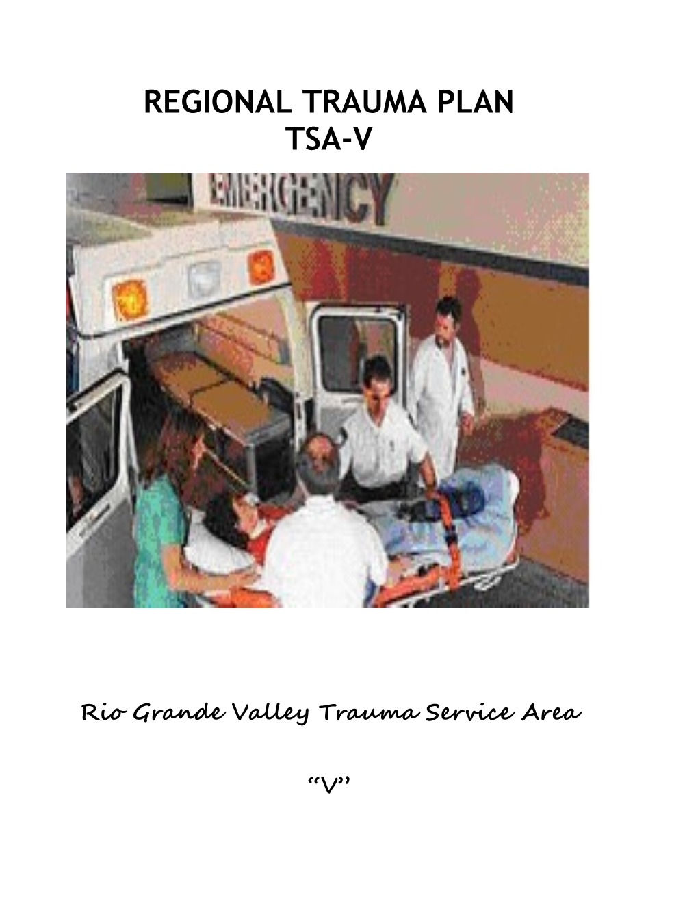 Regional Trauma Plan